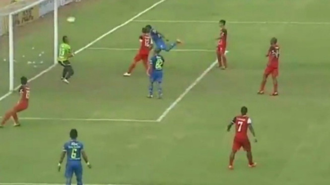Persib vs Persijap pada tahun 2014.