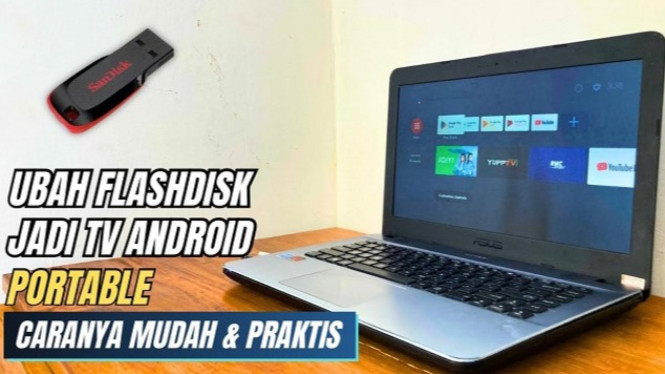Cara mengubah flashdisk menjadi Android TV