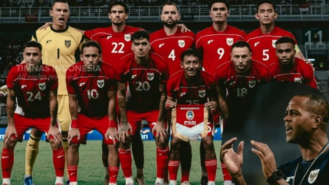 Starting XI Timnas Indonesia vs Tiongkok Taipei.