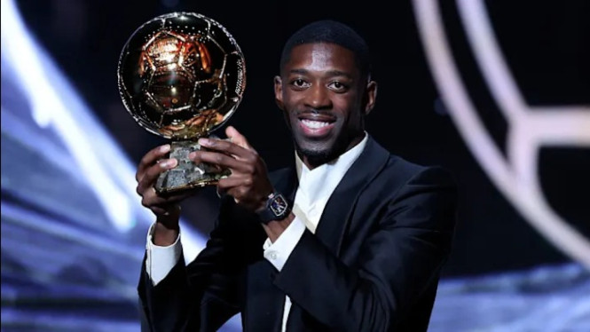 Dembele kalahkan Yamal, raih Ballon d’Or 2025