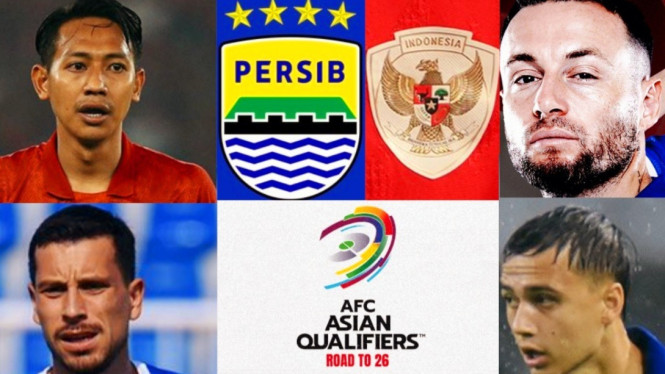 Pemain Persib bela Timnas Indonesia.