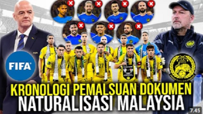 Timnas Malaysia diguncang skandal dokumen pemain naturalisasi