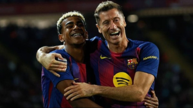 Barcelona kehilangan Lewandowski jelang El Clasico