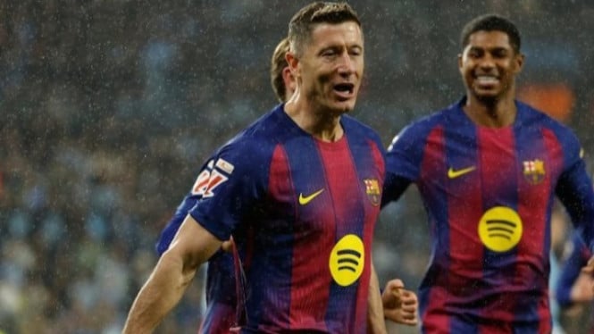 Lewandowski bawa Barcelona menang di kandang Celta Vigo