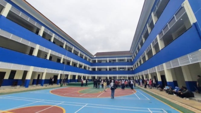 Gedung baru SMPN 3 Depok