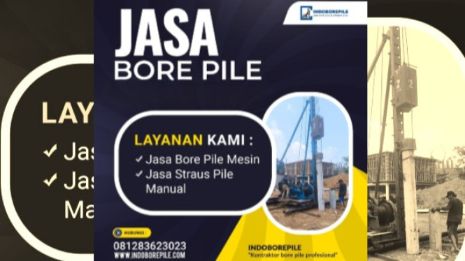 Jasa bore pile dan strauss pile Jabodetabek