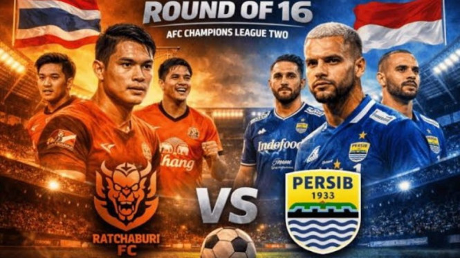 Potret Ilustrasi Persib vs Ratchaburi