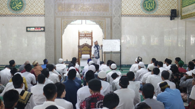 Pengajian di Lapas Cibinong saat Ramadan