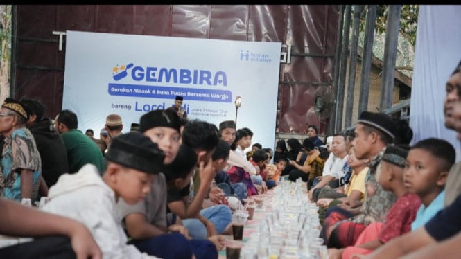 Human Initiative gelar bukber bersama penyintas banjir Aceh