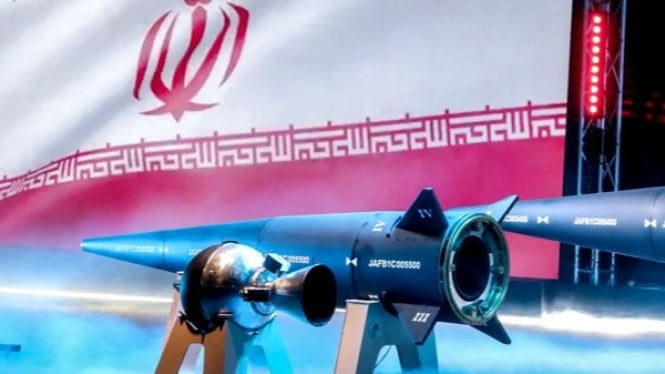 Penampakan rudal Iran untuk melawan Amerik Israel