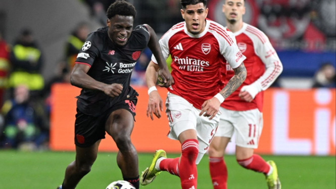 Potret Duel Arsenal vs Leverkusen
