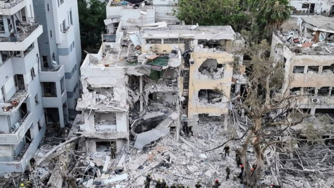 Ribuan warga Israel terluka akibat rudal