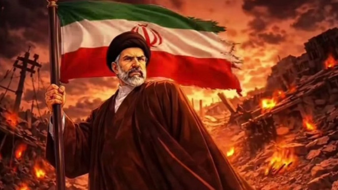 Pemimpin Tertinggi Iran Mojtaba Khamenei lawan Amerika Israel