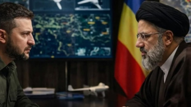 Pemimpin Ukraina vs pemimpin Iran