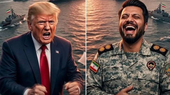 Presiden Amerika Donald Trump vs militer Iran