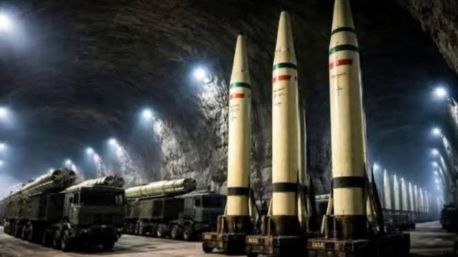 Rudal bawah tanah Iran bersiap hadapi AS