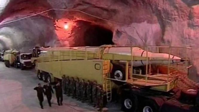 Rudal bawah tanah Iran siap hadapi Amerika