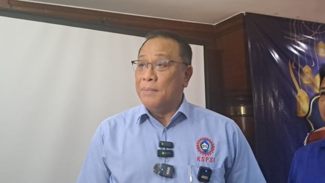 Potret ketua umum KSPSI Jumhur Hidayat