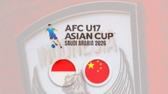 Timnas Indonesia U17 vs China U17 di Piala Asia U17 2026.