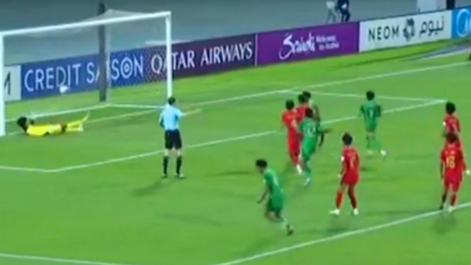 Arab Saudi U17 vs Myanmar U17.