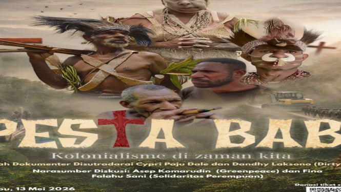 Poster nobar film Pesta Babi di UI
