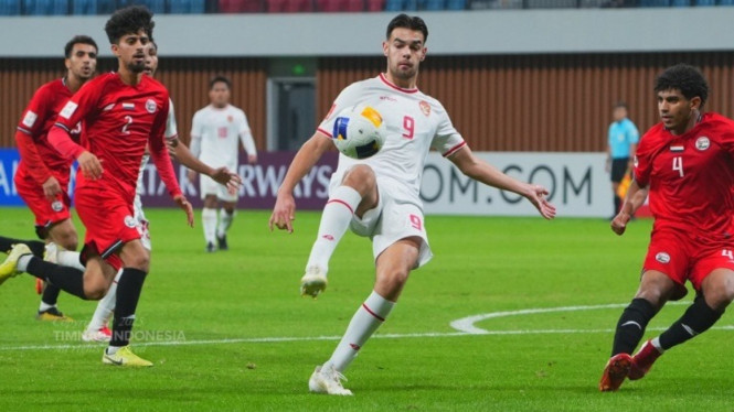 Timnas Indonesia U20 vs Yaman U20 di Piala Asia U20 2025.