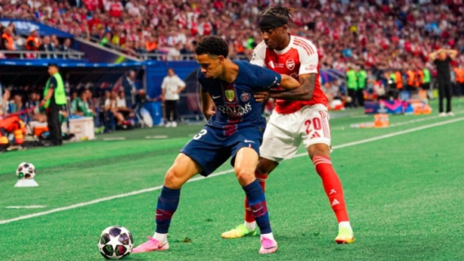 PSG vs Arsenal di final Liga Champions Eropa 2025/26.