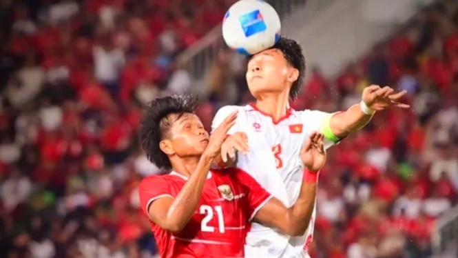 Timnas Indonesia U19 vs Vietnam U19 di Piala AFF U19 2026.