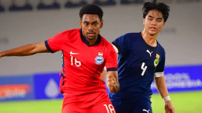 Singapura U19 vs Brunei Darussalam U19 di Piala AFF U19 2026.