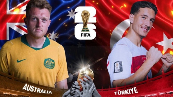Potret ilustrasi Australia vs Turki