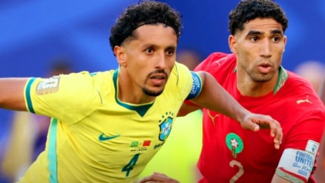 Brasil vs Maroko di Piala Dunia 2026.