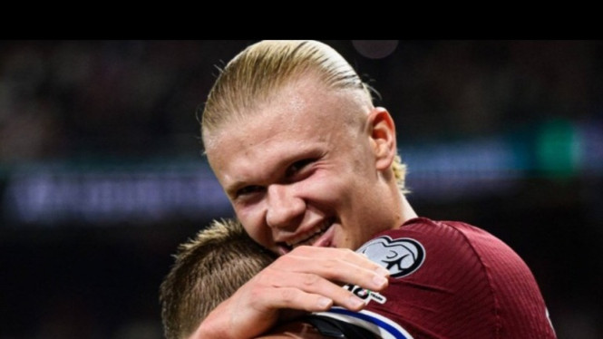 Pemain Norwegia, Erling Haaland.