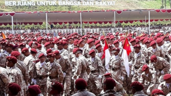 Ilustrasi ribuan laskar Gerindra Depok