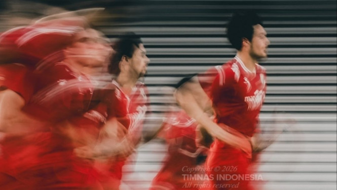 Ilustrasi Timnas Indonesia bersiap hadapi Piala Asia.