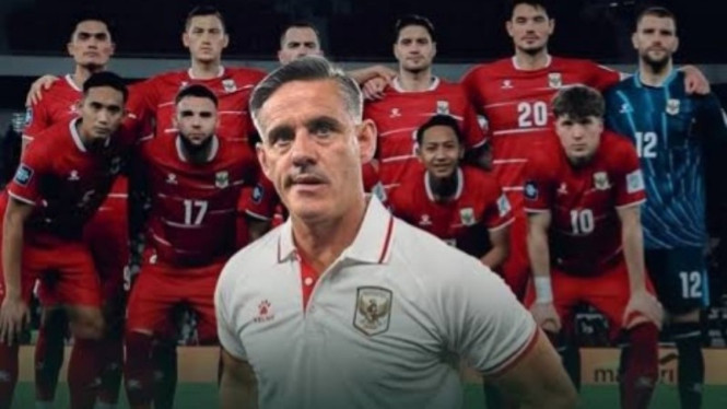 Potret ilustrasi Timnas Indonesia