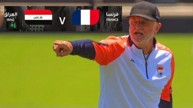 Graham Arnold. Prancis vs Irak di Piala Dunia 2026 (inzet).