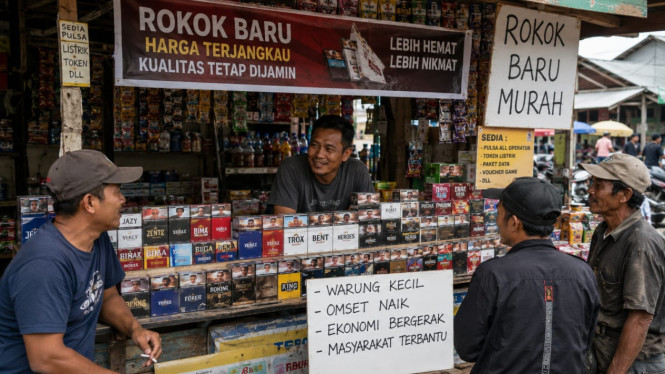 Pedagang Kecil di Kalbar Akui Terbantu, Rokok Baru Jadi Sumber Pendapatan Tambahan
