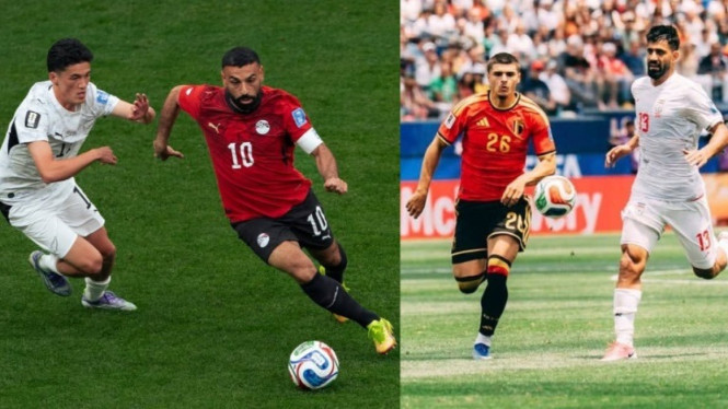 Selandia Baru vs Mesir dan Belgia vs Iran di Piala Dunia 2026.