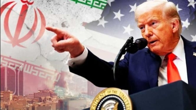 Potret ilustrasi Donald Trump