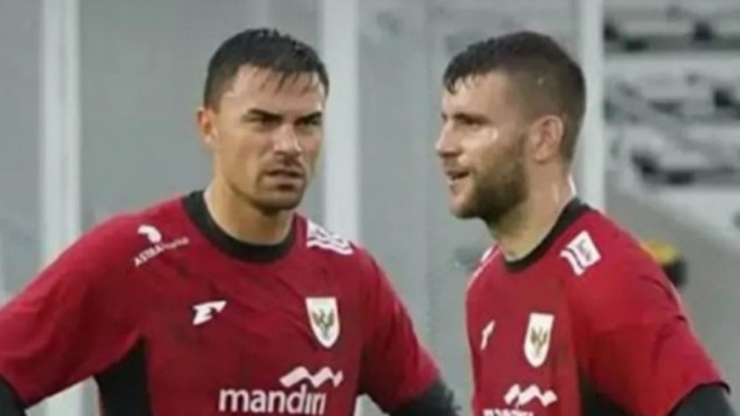 Potret Marteen Paes dan Emil Audero