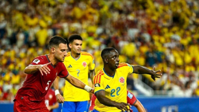 Kolombia vs Portugal di Piala Dunia 2026 Grup K.