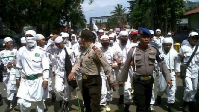 Aksi damai FPI Depok beberapa tahun lalu