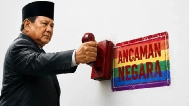 Tegas, Prabowo Sahkan Perpres Anti LGBT: Membahayakan Kedaulatan Negara