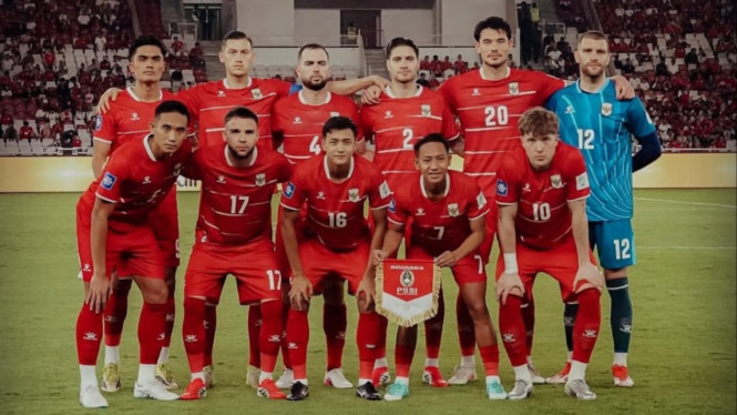 Para punggawa Timnas Indonesia