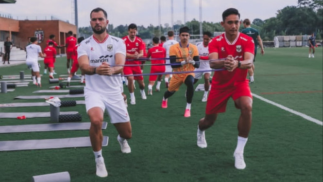 Skuad Timnas Indonesia sedang menjalani TC di Bali jelang Piala AFF 2026.