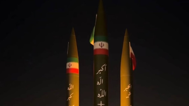 Rudal balistik Iran siaga lawan Amerika dan Israel