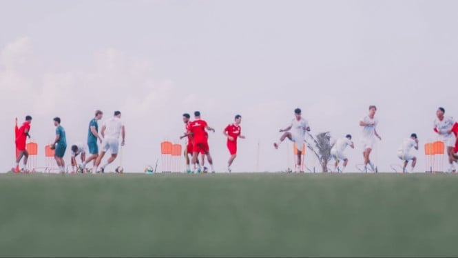 Pemusatan latihan Timnas Indonesia di Bali.