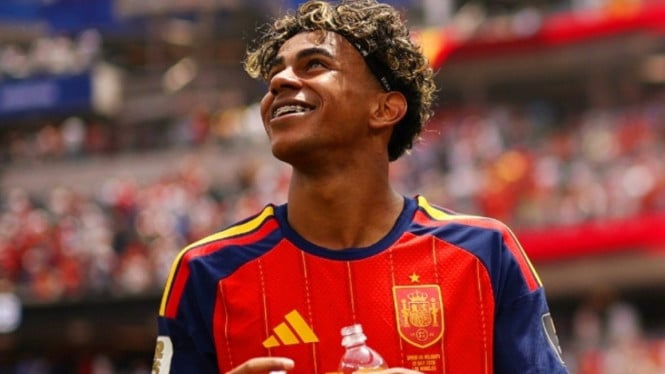 Pemain Spanyol, Lamine Yamal.