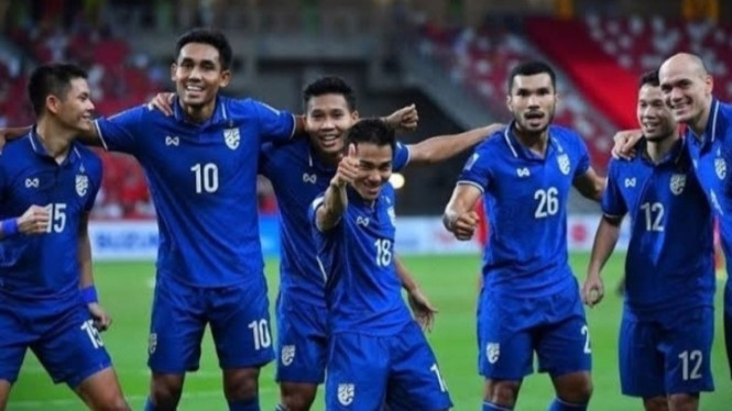 Potret ilustrasi pemain Timnas Thailand