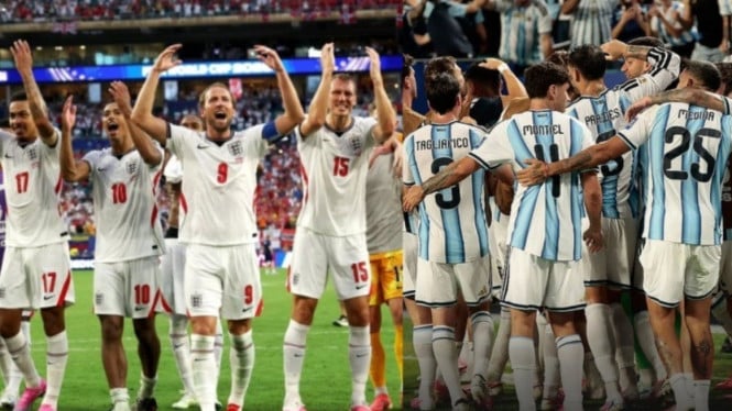 Inggris dan Argentina.